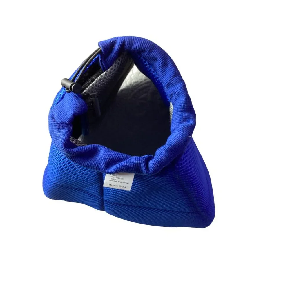 Dog Cone Collar*Post-Surgery*Adjustable*NWOT Med Blue Polyester